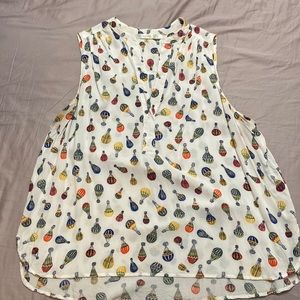 ModCloth Sleeveless hot air balloon top